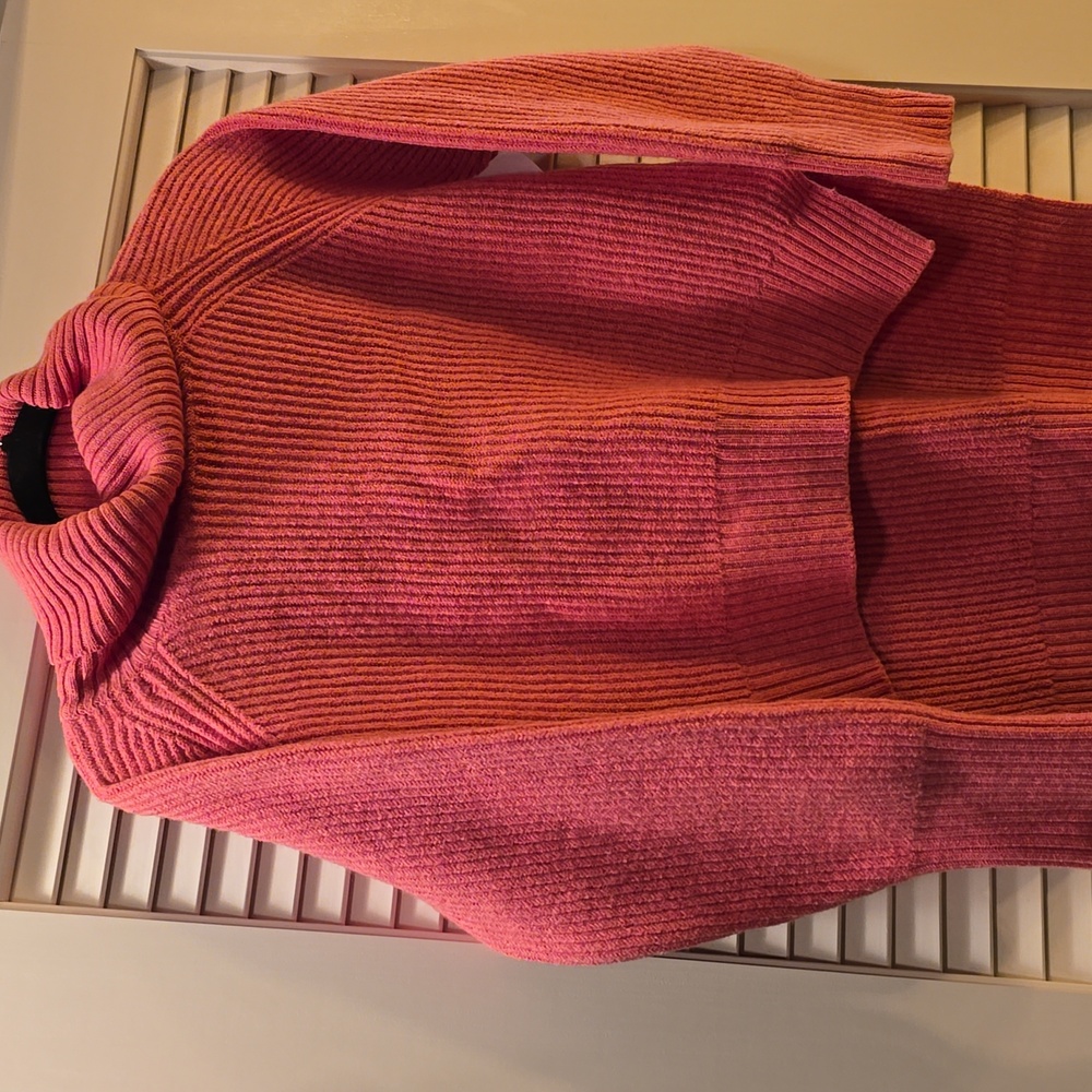 Wilfred Vibrant Pink Cowl Neck Sweater